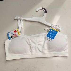 hanes girls padded bra